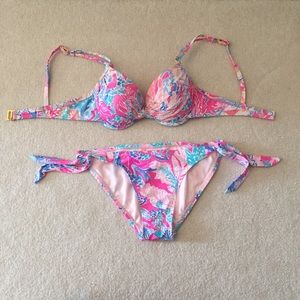 Lilly Pulitzer Bikini in Pink Aquadesiac